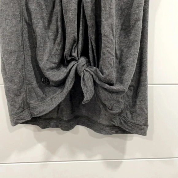 Lululemon Grey Tie Back Tank Top Size 10 - Picture 7 of 11